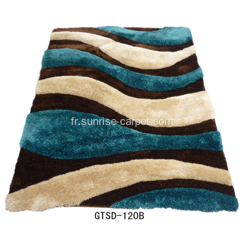 Polyester Soft &amp; Silk Shaggy 3D Carpet